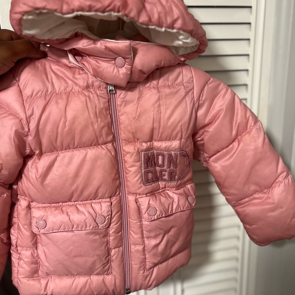 Moncler Girls' Abbaye Down Jacket - Main Image